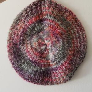 Cute Colorful Crochet Hat Vintage Style - One Size